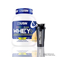 Proteína USN Premium Whey + 5lb Vainilla + Shaker